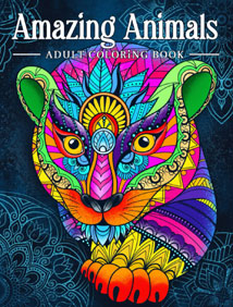 Amazing Animals - Adult Coloring Book